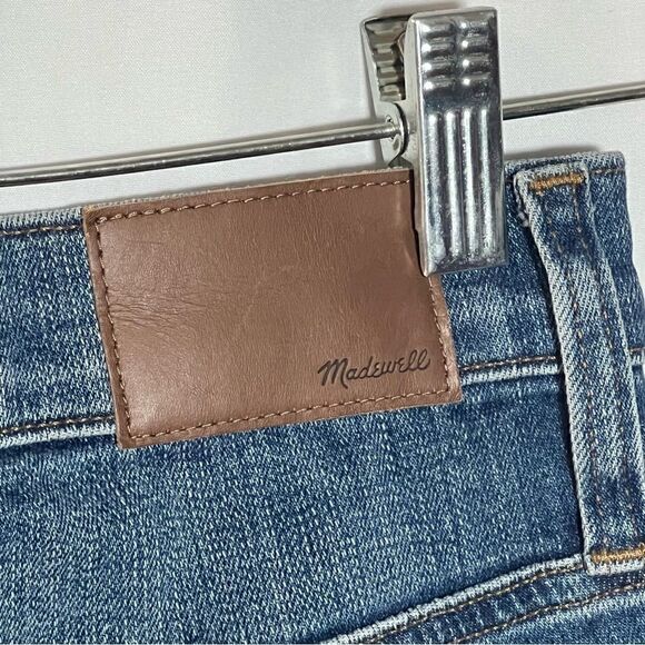 Madewell Slim Straight: Distressed Button Front Edition Jeans 23TL - Picture 9 of 12
